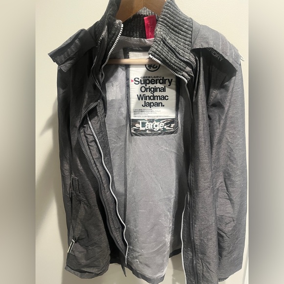 Superdry Other - Superdry Men's Charcoal Windmac Jacket (missing belt)